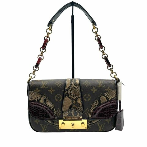 【美收精品】LOUIS VUITTON 蛇皮肩背包 C-986【隔月月中將轉賣至日本 上架期限30天】