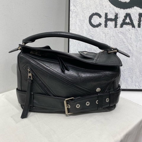 羅意威 Loewe Puzzle biker機車包 王一博同款 沒肩帶