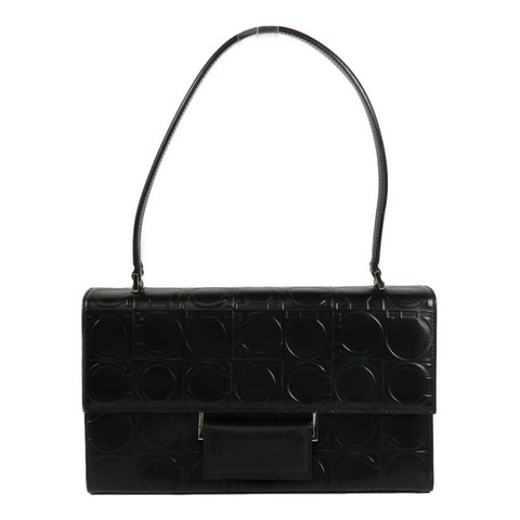Salvatore Ferragamo 牛皮皮革Gancini肩背袋