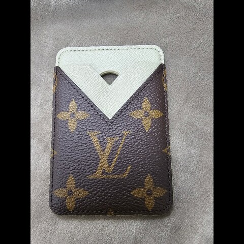 二手 LOUIS VUITTON LV M25659 Monogram 經典老花帆布手機磁吸式卡包 卡夾