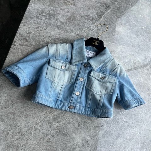 Chanel 24M蓝色牛仔外套fr34~~