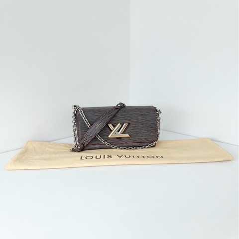 Louis Vuitton 路易威登👑 Twist Epi扭一扭鎖扣包💗 中號 98新💕 尺寸23*17*9