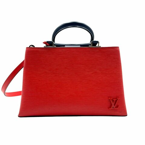 【美收精品】LOUIS VUITTON 壓紋皮革手提包  C-981【隔月月中將轉賣至日本 上架期限30天】