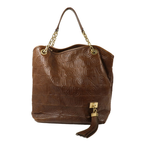 LOUIS VUITTON 牛皮皮革Paris Souple Whisper PM鏈帶肩背袋
