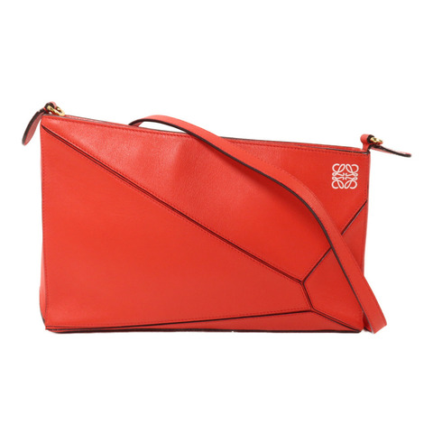 LOEWE 牛皮皮革Puzzle Pochette肩背袋