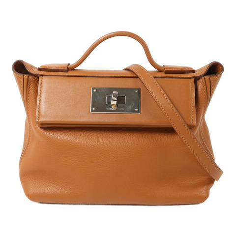HERMES Evercolor皮革24/24 Mini手挽肩背兩用袋