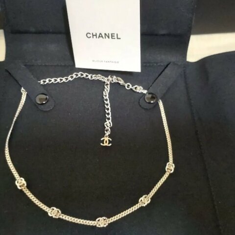(稀有銀色) 全新Chanel 五花項鍊,2025購證全網最低價