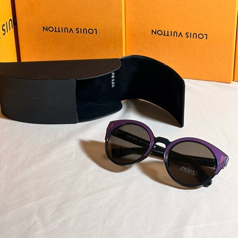 🕶️驚喜入手 即將下架 Prada 普拉達 拼色太陽 眼鏡/墨鏡