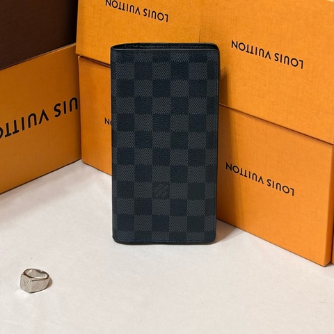 ‼️即將下架 近新閒置 LV Louis Vuitton 路易威登 黑棋盤格對開13卡長夾 零錢袋款 長錢包