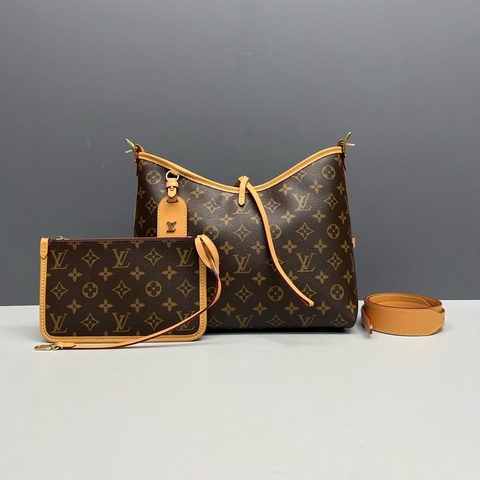 Louis Vuitton路易威登 老花小號carryall手袋 晶片款