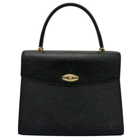 路易威登 LV Louis Vuitton Malesherbes M52372 手提包 Epi 皮革 黑色 女士
