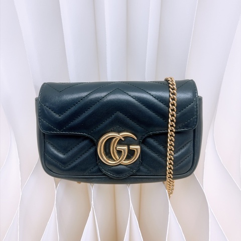 Gucci marmont 黑色馬夢 super mini