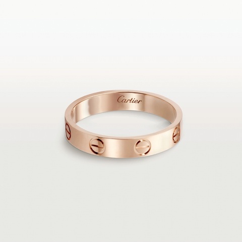 【全網最低價✨震撼史無前例❤️‍🔥】卡地亞/Cartier LOVE結婚對戒  48號  18K玫瑰金 窄版