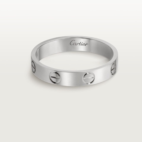 【全網最低價✨震撼史無前例❤️‍🔥】卡地亞/Cartier LOVE結婚對戒 63號  18K白金 窄版