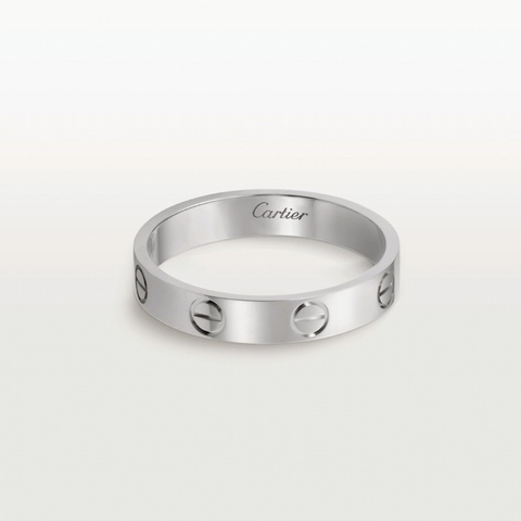 【全網最低價✨震撼史無前例❤️‍🔥】卡地亞/Cartier LOVE結婚對戒 57號  18K白金 窄版