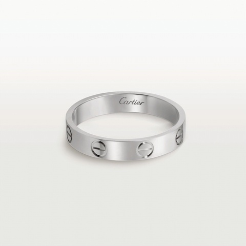 【全網最低價✨震撼史無前例❤️‍🔥】卡地亞/Cartier LOVE結婚對戒 59號  18K白金 窄版