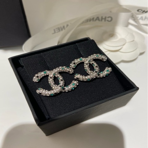Chanel香奈兒26A高級手工坊雙C耳釘