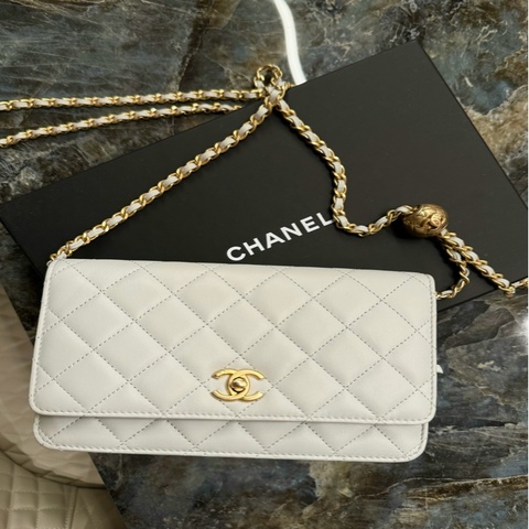 Chanel WOC 金球包可調鏈條，斜背/肩背兩用