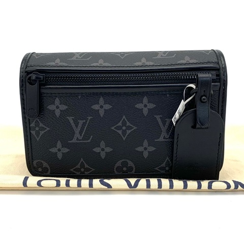 LV 路易威登 Louis Vuitton Bosphore黑老花迷你斜挎包 尺寸19*12