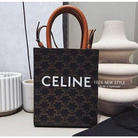 新真品 CELINE老花琴譜包 手提長方托特包 真皮牛皮長背帶 肩背斜背包 celine斜背提把琴譜長方包
