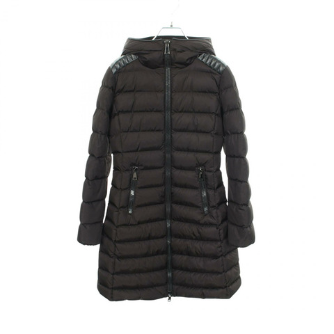 MONCLER TALEV 連帽羽絨外套 4937085 尼龍 黑色 二手 女款 0 碼