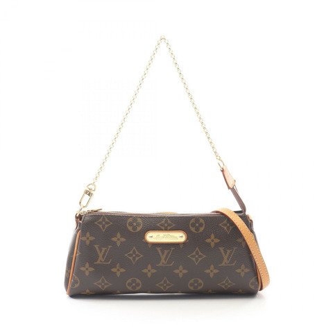 路易威登 Eva 鏈條肩背包 M95567 Monogram 帆布皮革 二手 LV