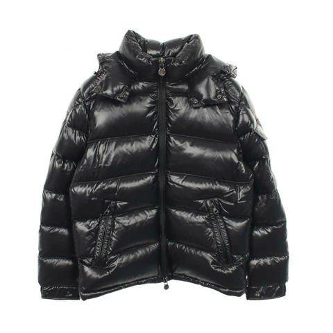 MONCLER MAYA 羽絨外套 4036605 尼龍 黑色 二手 男款 1 碼