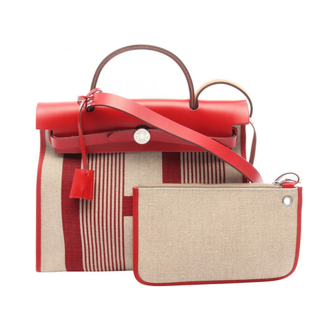 愛馬仕 Herbag Zip PM H Vibration 肩包 D Toile de Camp Hunter SHW