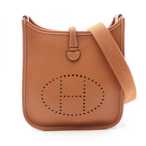 愛馬仕 Evelyne TPM Amazon 單肩斜背包 G Taurillon Clemence 金 SHW