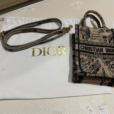 Dior Book Tote Vertical Mini