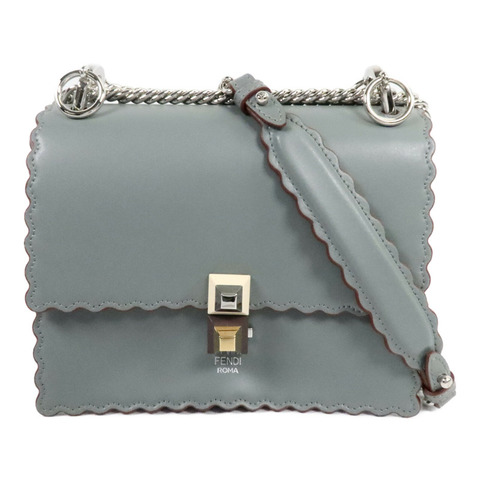FENDI 牛皮皮革Kan I Small鏈帶肩背袋