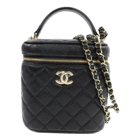 CHANEL 牛皮皮革Vanity Case