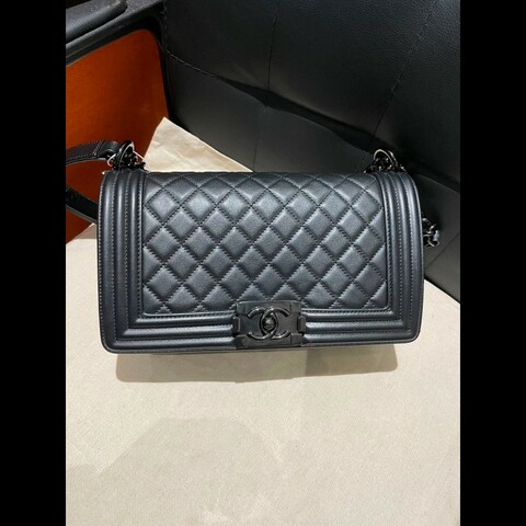 Chanel Leboy medium 
So black