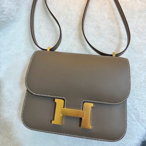 愛馬仕 Hermes 康康19 Constance 大象灰 金扣 Ep皮 G刻
