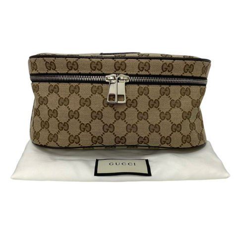 ☆ GUCCI 古馳 Beige Canvas Waist Bag 米色帆布腰包 630915-267016934