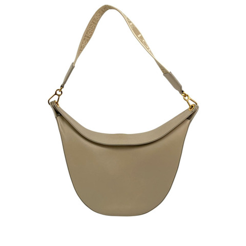 △ LOEWE 羅意威 Beige Calfskin Luna Shoulder Bag 淺褐色小牛皮肩背包-267015753