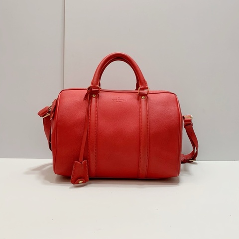 Lv Sofia Coppola 波士頓 紅色全皮 手提斜挎包