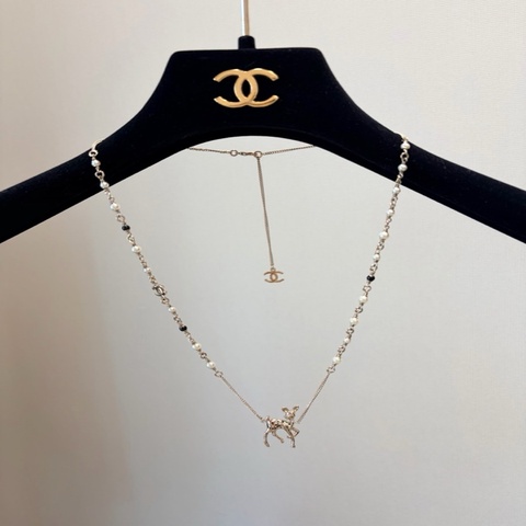 Chanel 25C小鹿项链vic特供~~