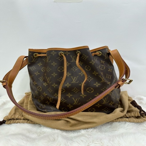 #LV 路易威登 #中古老花#抽繩水桶包 尺寸26*34