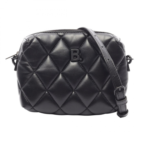 BALENCIAGA 相機包 單肩包 616060 黑色真皮 二手 女士