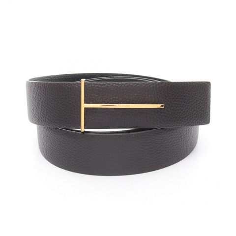 TOM FORD Slim T 雙面皮帶 TB331LCL236GENB110 皮革 棕色 黑色 全新 男士