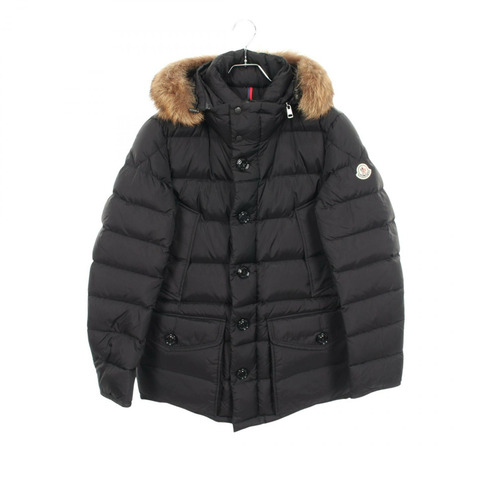 MONCLER CLUNY 羽絨外套 4138025 尼龍 黑色 二手 男款
