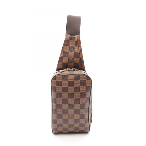 路易威登 Geronimos Damier Ebene 腰包/斜背包 N51994 PVC塗層帆布 棕色 二手 男女通用
