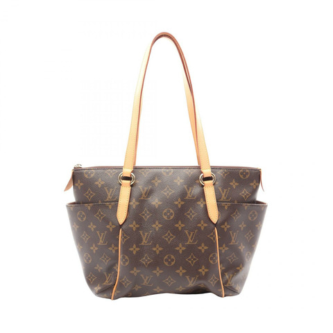 路易威登 Totally PM Monogram 手提包 M56688 PVC 塗層帆布皮革棕色二手女士