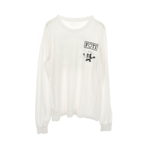 CHROME HEARTS FOTI HARRIS TEETER 長袖T卹 純棉 白色 二手 男款