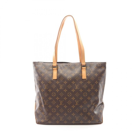 路易威登 Kabamezo Monogram 手提包 M51151 PVC塗層帆布皮革棕色二手女士