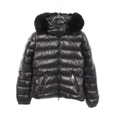 MONCLER BADYFUR 羽絨外套 1A54002 尼龍黑 二手 女款