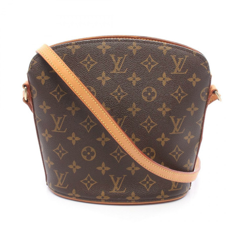 路易威登 Drouo Monogram 單肩包 M51290 PVC塗層帆布皮革棕色二手女士