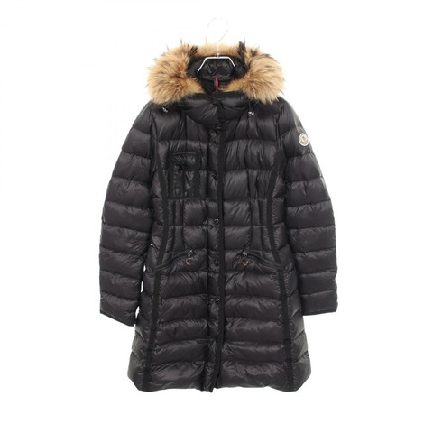 MONCLER HERMIFUR 羽絨外套 4995615 尼龍 黑 二手 女款