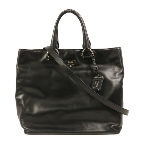 PRADA 牛皮皮革Convertible Shopping手挽肩背兩用袋
